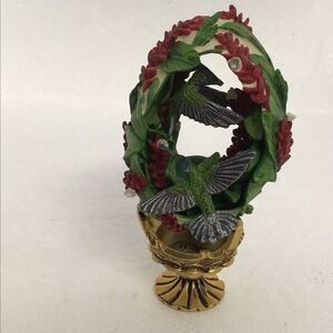 House of Faberge jeweled beauties of the garden hummingbird egg